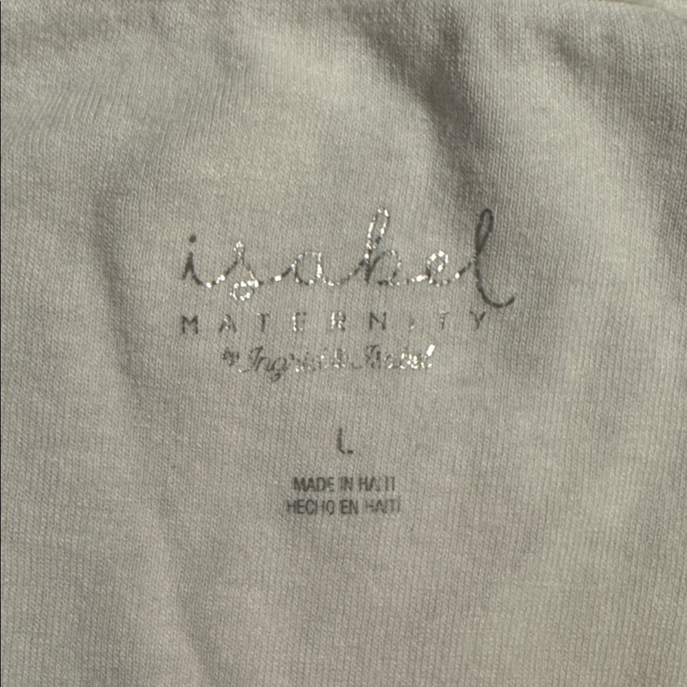 Isabel Maternity by Ingrid & Isabel White Tank Tops - Picture 3 of 3